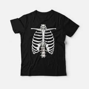 Skeleton Rib Cage T-shirt Halloween
