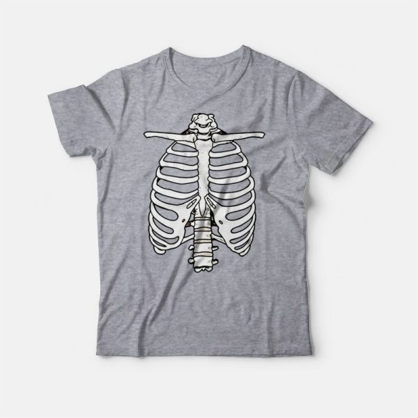 Skeleton Rib Cage T-shirt Halloween