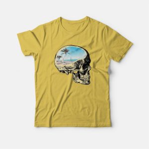 Skull Brain Beach T-shirt Skull Brain Beach T-shirt