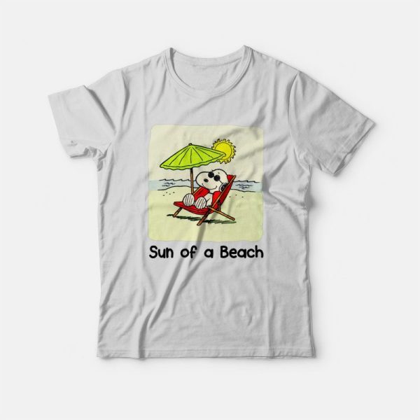 Snoopy Sun Of A Beach T-shirt