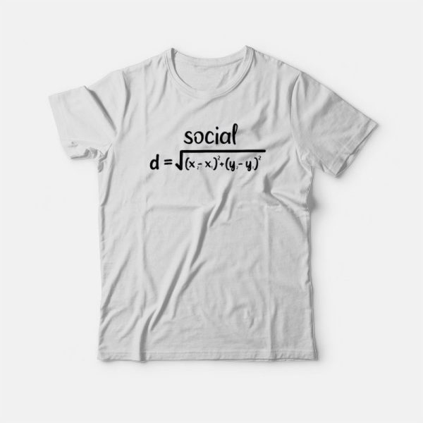 Social Distancing Math T-shirt