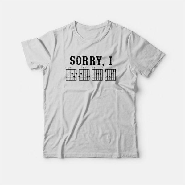 Sorry I DGAF Guitar Chords T-shirt