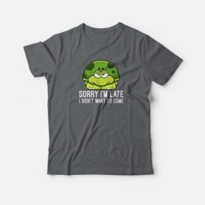 Sorry I'm Late I Didn't Want To Come Turtle T-shirt 3 Sorry Im Late I Didnt Want To Come Turtle T shirt 4