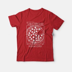 Spider-Man Vitruvian Pizza T-Shirt Tom Holland