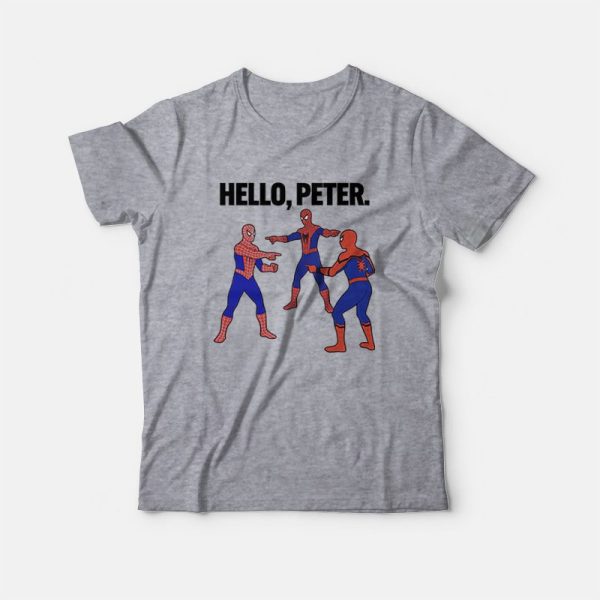 Spiderman Hello Peter T-shirt