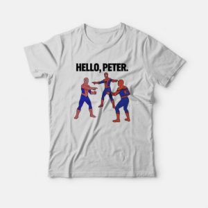 Spiderman Hello Peter T-shirt 3 Spiderman Hello Peter T shirt 4