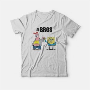 Spongebob and Patrick Hashtag Bros T Shirt 3