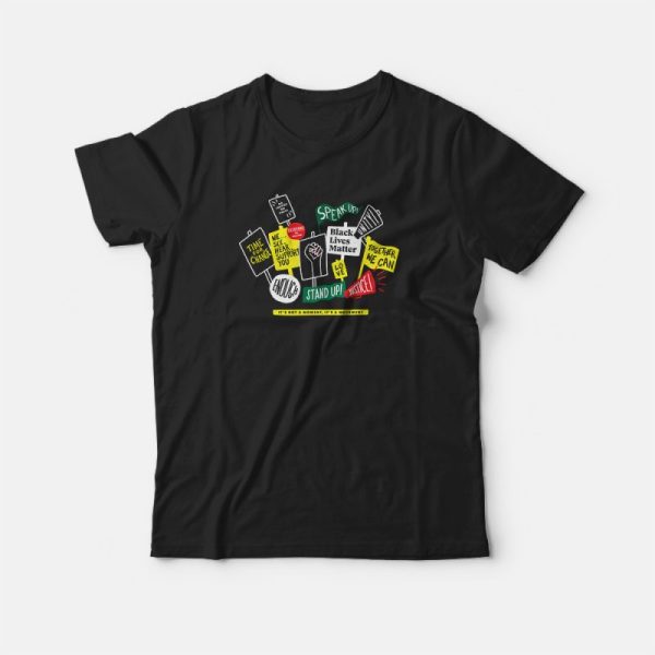 Starbucks Black Lives Matter T-shirt For Unisex