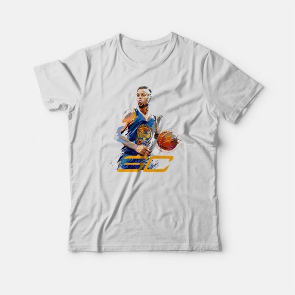 Stephen Curry GSW SC Art T-shirt