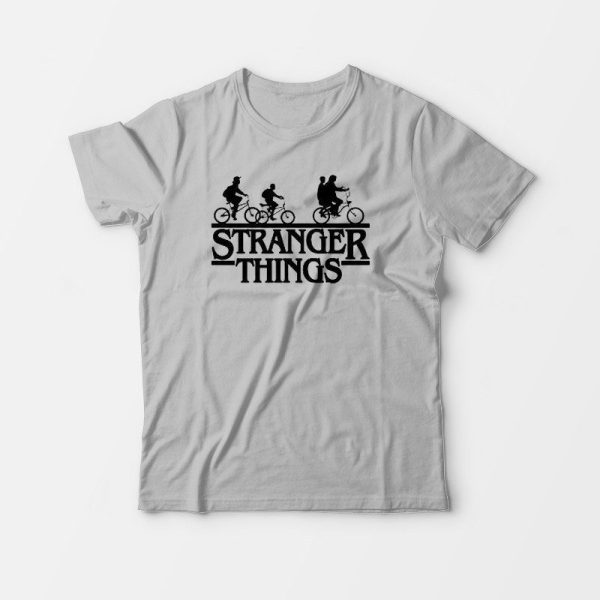 Stranger Things Bike T-Shirt Upside Down