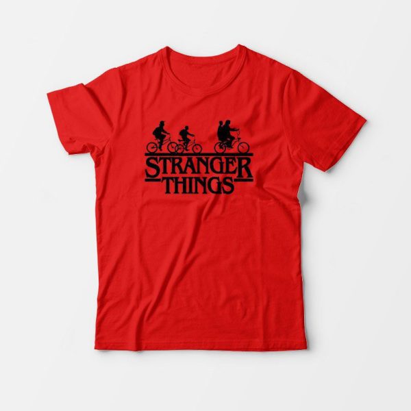 Stranger Things Bike T-Shirt Upside Down