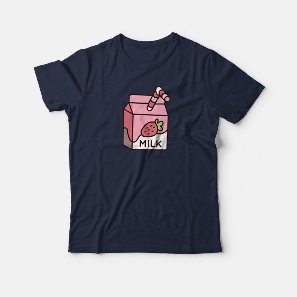 Strawberry Milk Cute T-shirt