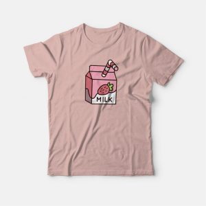 Strawberry Milk Cute T shirt 3
