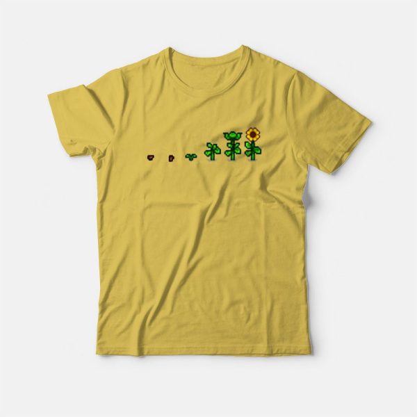 Sun Flower Stardew Valley Pixel Flower T-shirt