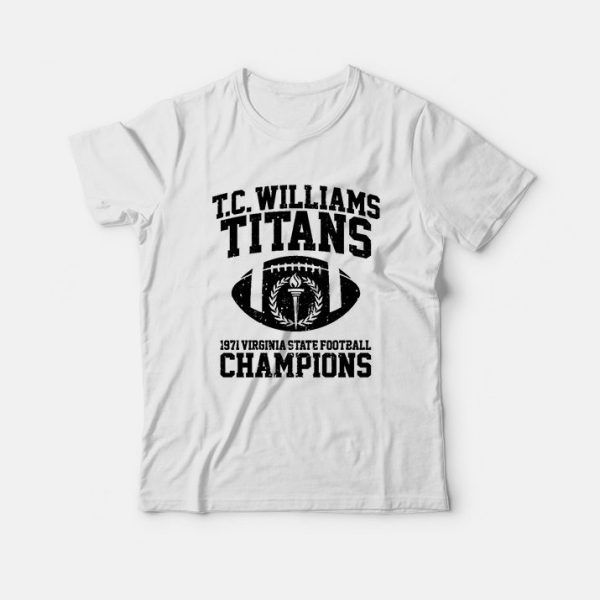 T.C. Williams Titans 1971 Football Champions T-Shirt