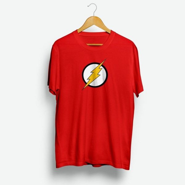 The Flash Distressed Logo Mens T-Shirt