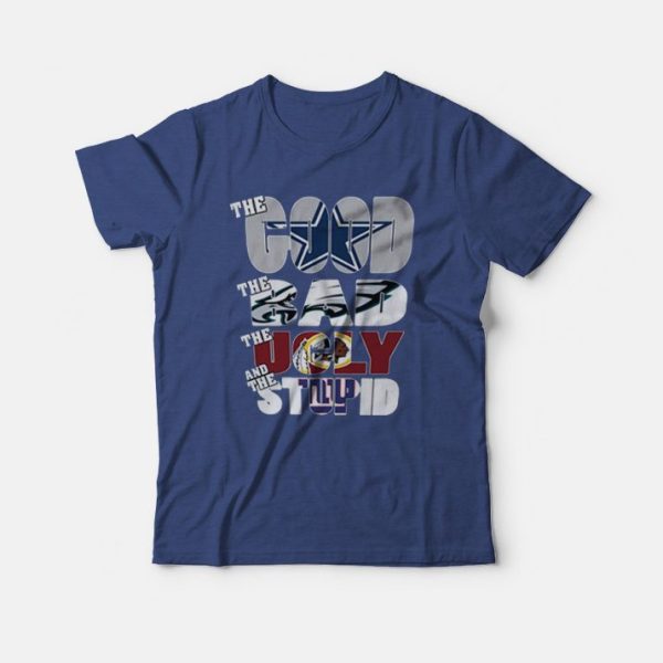 The Good The Bad The Ugly Dallas Cowboys Christmas T-Shirt