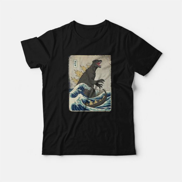 The Great Godzilla off Kanagawa T-Shirt