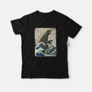 The Great Godzilla off Kanagawa T-Shirt 2 The Great Godzilla off Kanagawa T Shirt 3