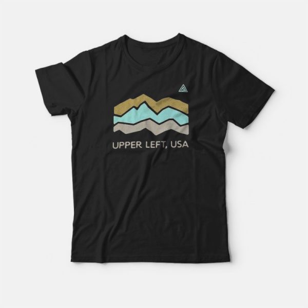 The Great Northwest PNW Upper Left USA T-Shirt For Unisex