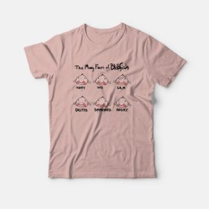 The Many Faces Of Blobfish T-shirt The Many Faces Of Blobfish T-shirt