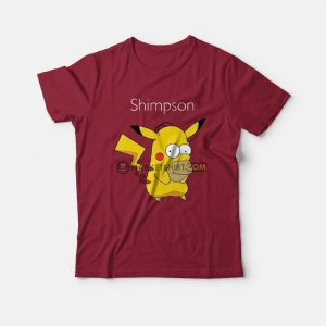The Simpsons Homer Pikachu T Shirt 3