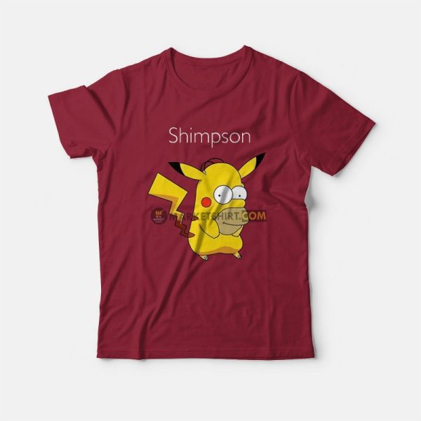 The Simpsons Homer Pikachu T-Shirt