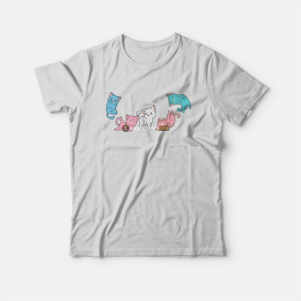 Transgender Pride Cat T-Shirt