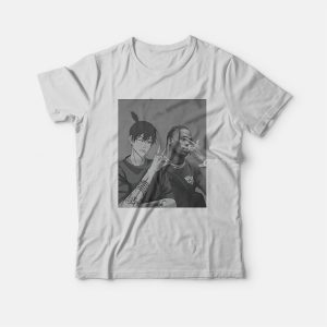 Travis Scott and Aki Hayakawa Chainsaw Man T-Shirt