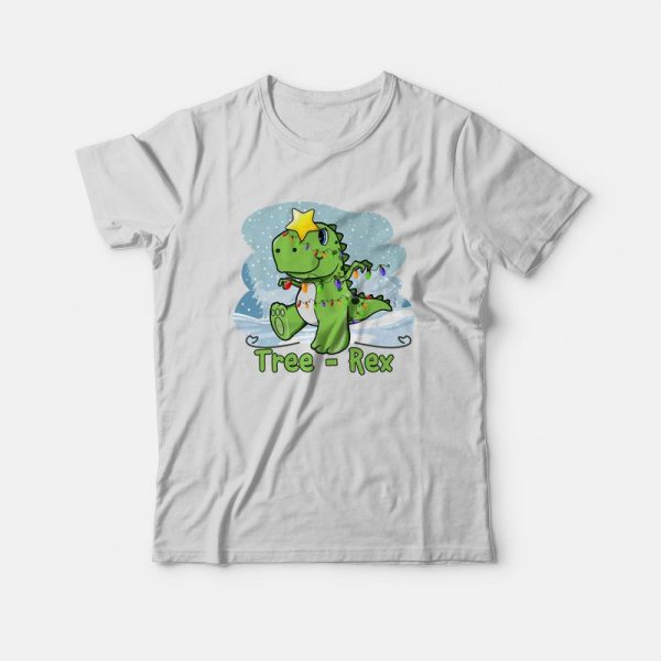 Tree Rex Christmas T Rex T-shirt