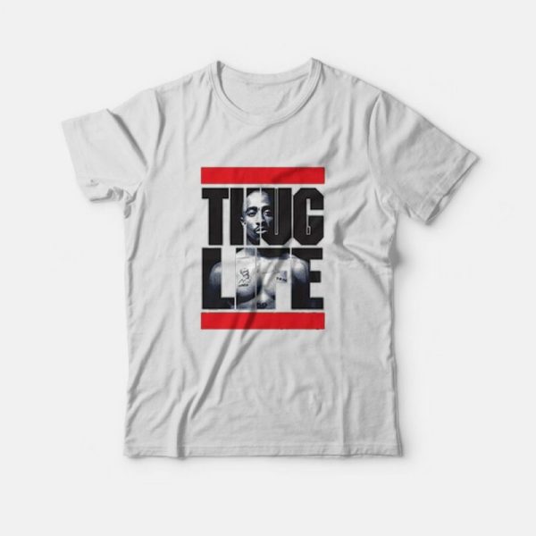 Tupac Thug Life Run Dmc Parody T-Shirt