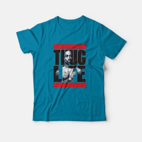 Tupac Thug Life Run Dmc Parody T-Shirt