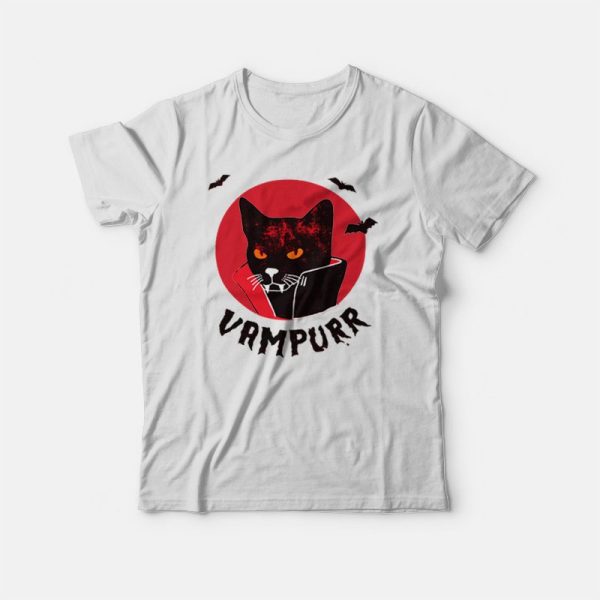 Vampurr Vampire Black Cat T-shirt