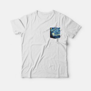 Vincent Van Gogh Starry Night Pocket T-Shirt Vincent Van Gogh Starry Night Pocket T-Shirt