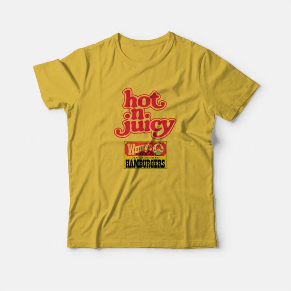 Vintage Wendy’s Hot N Juicy Burger T-Shirt