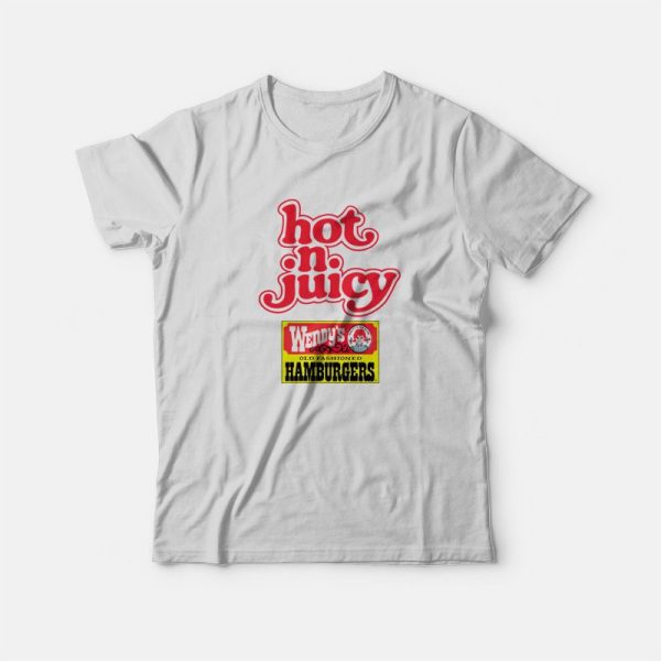 Vintage Wendy’s Hot N Juicy Burger T-Shirt