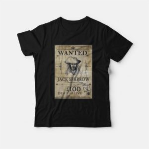 Wanted Jack Sparrow The Notorious Pirate T-Shirt 2 Wanted Jack Sparrow The Notorious Pirate T Shirt 3