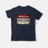 Warning Grumpy Old Man Vintage T-shirt
