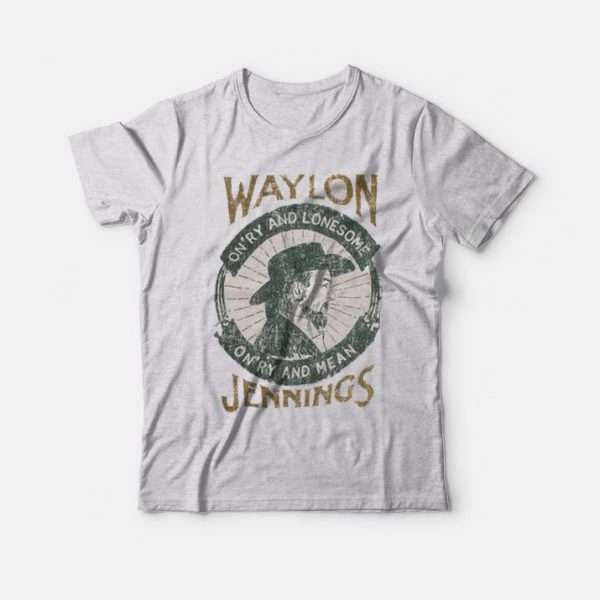 Waylon Jennings Vintage 70’s Style T-Shirt