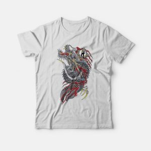 Yakuza Dragon Of Dojima Kazuma Kiryu Tattoo T-shirt 2 Yakuza Dragon Of Dojima Kazuma Kiryu Tattoo T shirt 3
