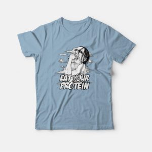 Ymir Eat Your Protein Attack On Titan T-Shirt 1 Ymir Eat Your Protein Attack On Titan T Shirt 2