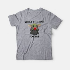Yoda The One For Me Baby Yoda Hugs Heart Star Wars Valentine T-Shirt 3 Yoda The One For Me Baby Yoda Hugs Heart Star Wars Valentine T Shirt 4