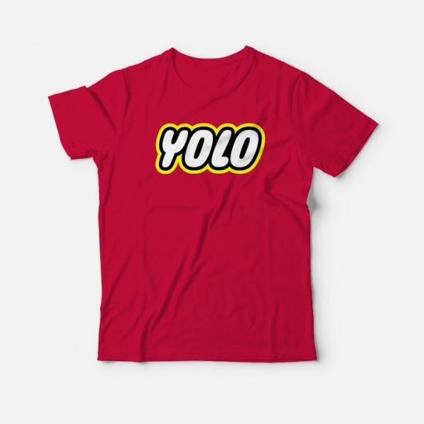 You Only Life Once Lego Logo T-Shirt