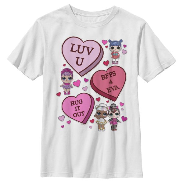 Boy_s L.O.L Surprise Candy Heart Love T-Shirt