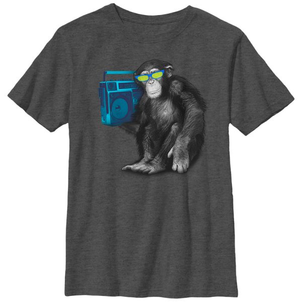 Boy_s Lost Gods Chimpanzee Boombox T-Shirt