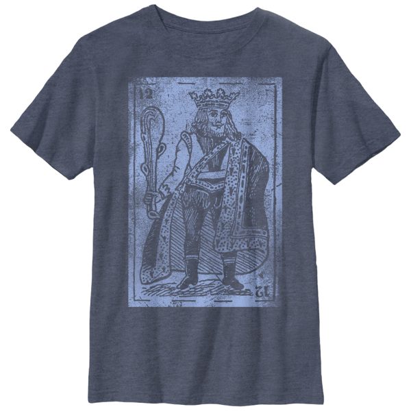 Boy_s Lost Gods Distressed King Card T-Shirt