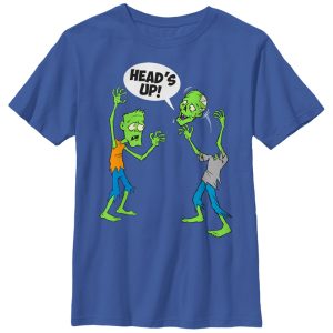 Boy_s Lost Gods Halloween Zombie Heads Up T-Shirt
