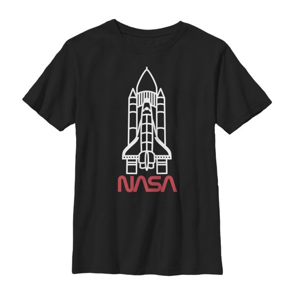 Boy_s NASA Minimal Rocket Launch T-Shirt