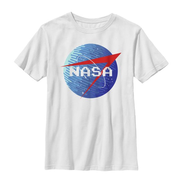 Boy_s NASA Retro Pixel Logo T-Shirt