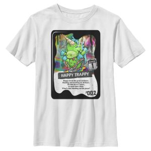 Boy_s R.I.P. Rainbows in Pieces Happy Trappy Unicorn Card T-Shirt